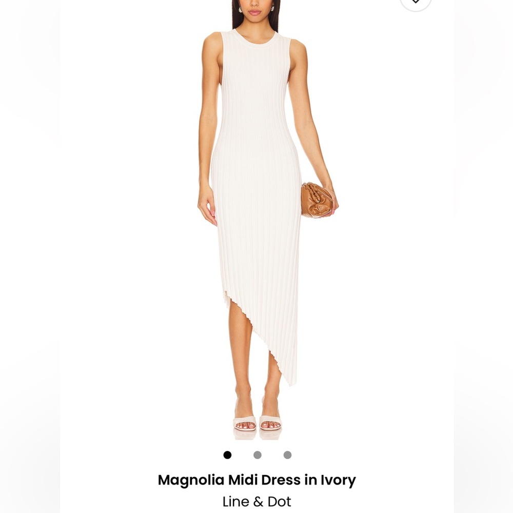 LIKE NEW line & dot ivory sweater dress